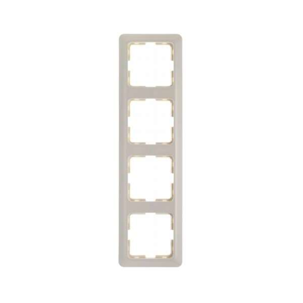 Рамка 4 поста Berker MODUL2, бежевый, 101402